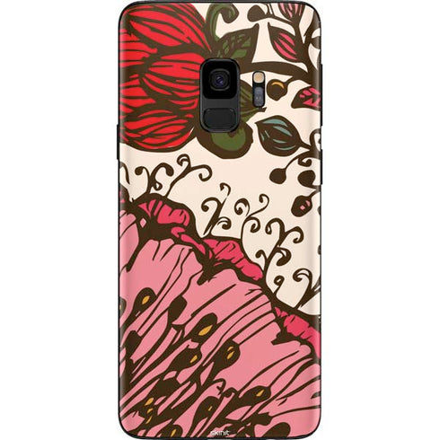 Rose Bud Floral Galaxy S9 Skin